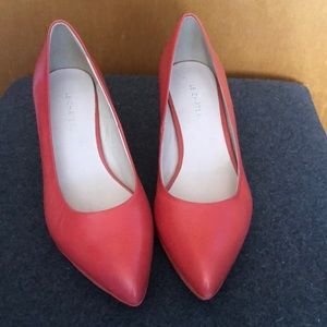 Coral coloured 2.75 inch heels
